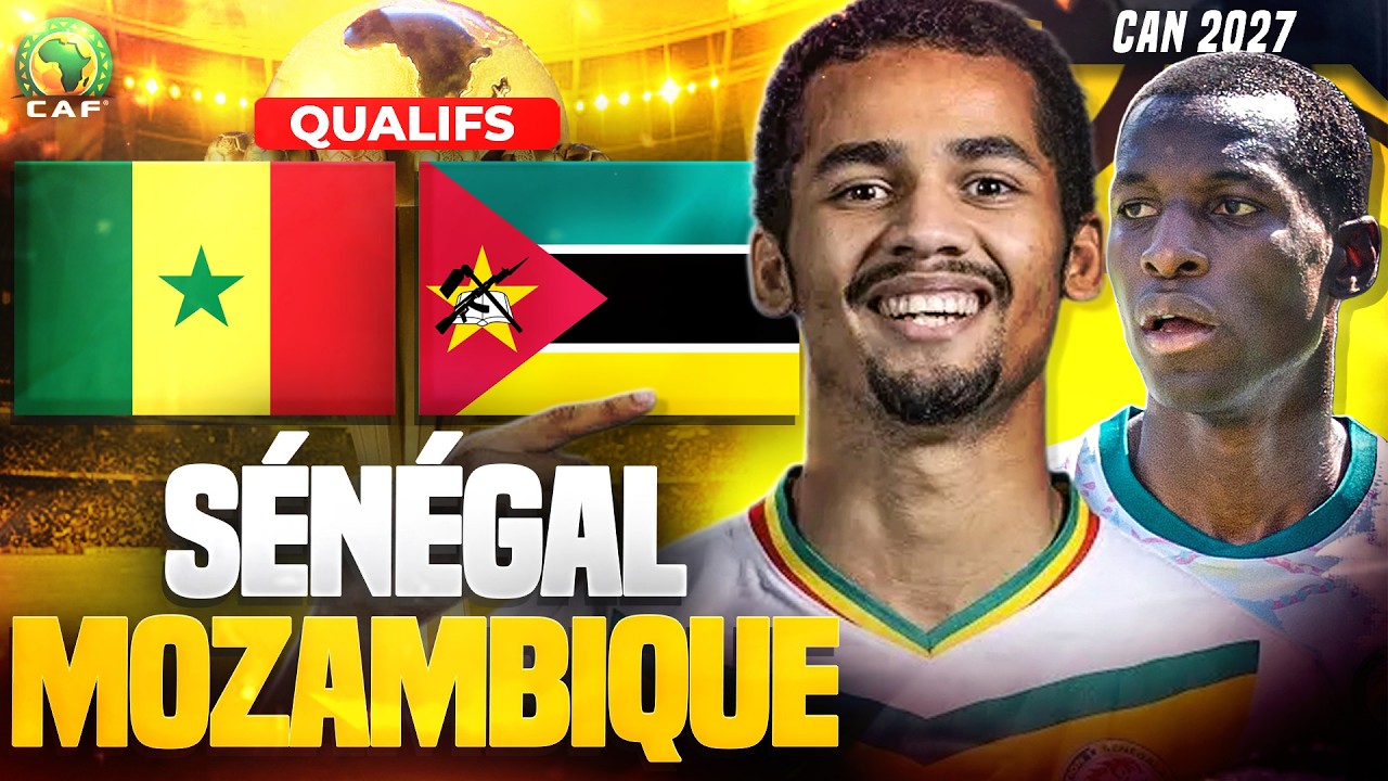 🔴 🇸🇳🇲🇿 SENEGAL - MOZAMBIQUE /🔥LA 1ERE DE VIERA AVEC LES LIONS /🏆QUALIFICATIONS CAN 2027 / Commentary
