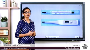 Grade 5 Mathematics Chapter 11 Class 5 Temperature