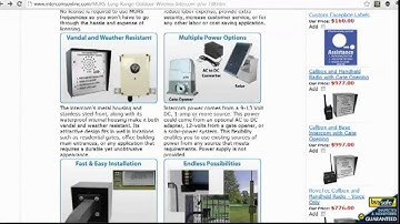 New Jersey Wireless Intercom Services and Installation (800)576-5919