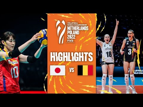 🇯🇵 JPN vs. 🇧🇪 BEL - Highlights  Phase 2| Women's World Championship 2022
