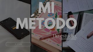 Mi método de estudio