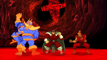 Marvel VS Capcom 2 - Thanos/Bison/Akuma - Expert Difficulty Playthrough