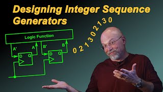 Designing Integer Sequence Generators with D Flip-Flops