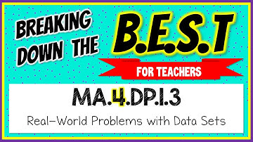 MA.4.DP.1.3 - Breaking Down the B.E.S.T Standards for Math [FOR TEACHERS]