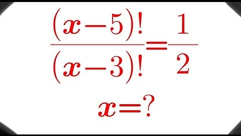 what is the value of X ? | A nice factorial equation | Harvard entrance exam question #viral #trend