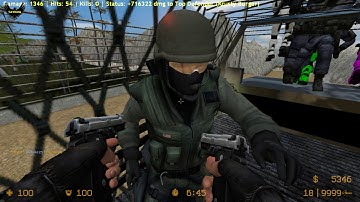 NEMESIS, ZOMBIE ESCAPE MOD ON COUNTER-STRIKE: SOURCE, MAP: ZE_jurassic_park, CSS