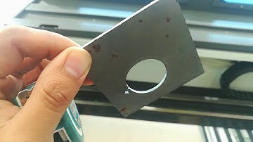 2020 Best CNC Mixed Laser Cutting machine Cutting Metal Plate test.