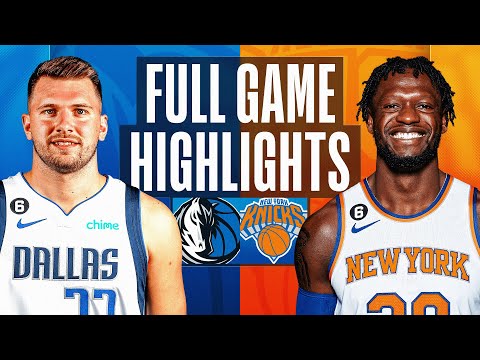 Mavericks at knicks | nba full game highlights | december 3, 2022