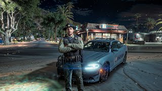 GTA 5 Realistic Police Roleplay | LSPDFR Blaine County Sheriff Patrol 4K