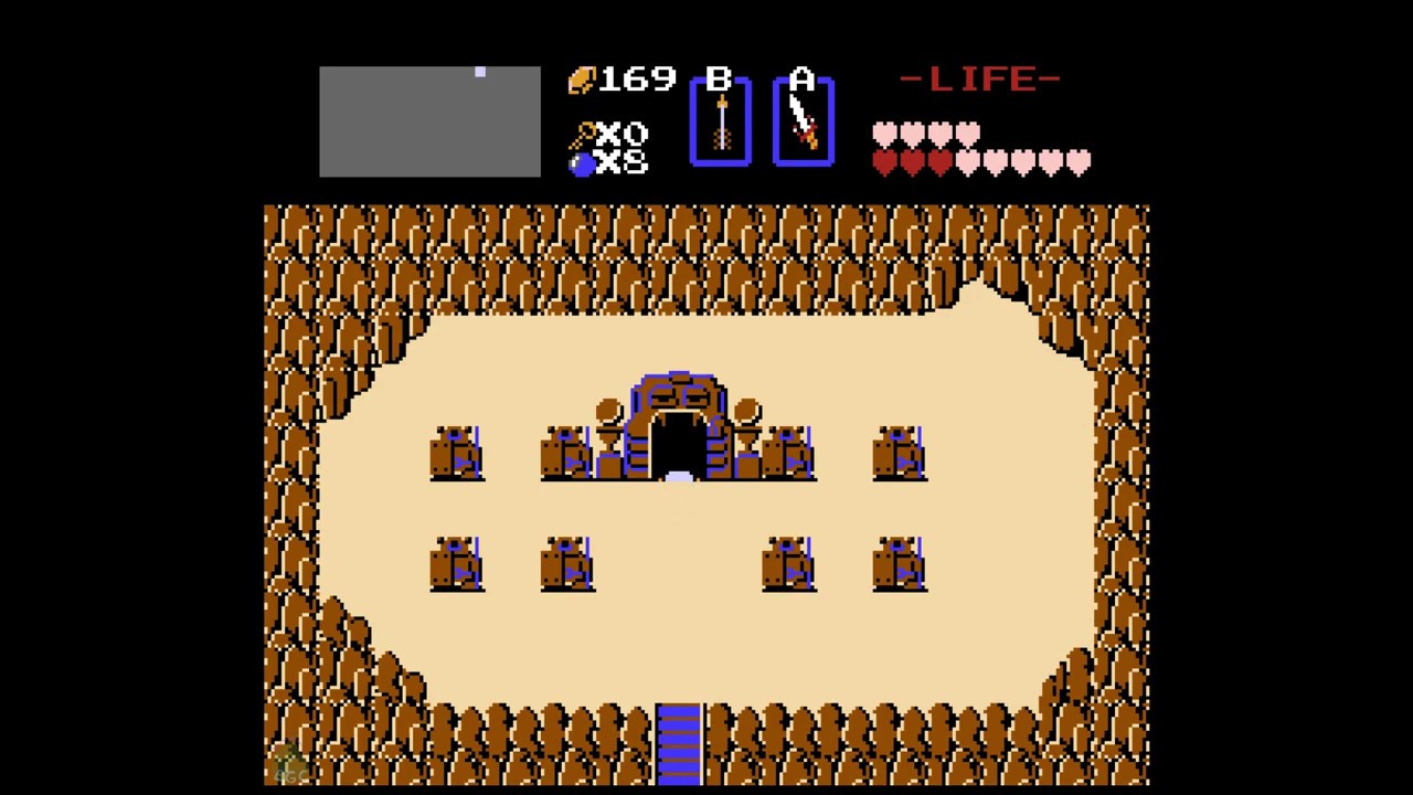 How To Get To Level 5 Shortcut First Quest The Legend Of Zelda First Quest ...