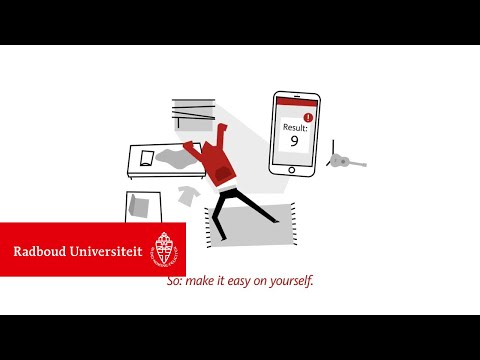 Are you using the Radboud portal and student app? Why not check it out?