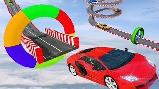 🎮 Lamborghini 4x4 Car Stunt in Android Game 🚗💥 | Extreme Mobile Gameplay screenshot 2