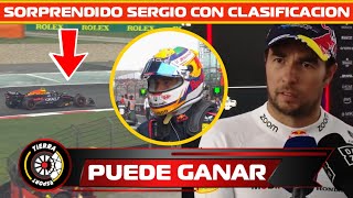 ¡QUEDAR ELIMINADO! DECLARACIONES DE SERGIO PÉREZ SABE QUE PUEDE GANAF A VERSTAPPEN EN GP DE CHINA