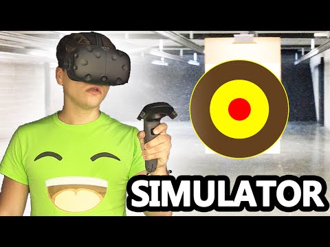 GUN RANGE IN VR SIMULATOR!