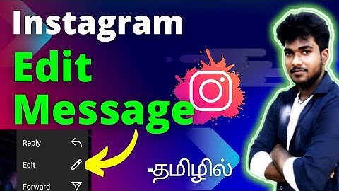 How to edit Instagram messages tamil / Edit Instagram message tamil / Instagram New Update tamil