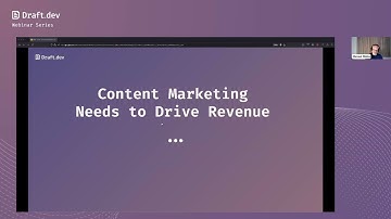 Setting Up a Content Marketing Engine in 2025 | Draft.dev Webinars