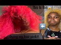 DYING MY HAIR PINK!!!