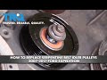 How to Replace Serpentine Belt Idler Pulleys 2007-17 Ford Expedition