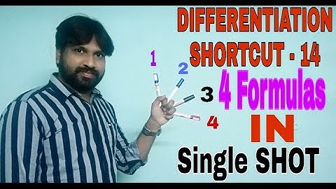 DIFFERENTIATION 🔥 SHORTCUT - 14🔥  4 SHORTCUTS in single SHOT... Must watch....By BALU MASTER