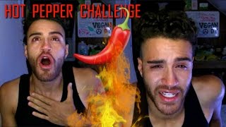 Hot Pepper Challenge - TAG! - Lost In Vegetation, The Vegan Peach, Natalia Vivianna