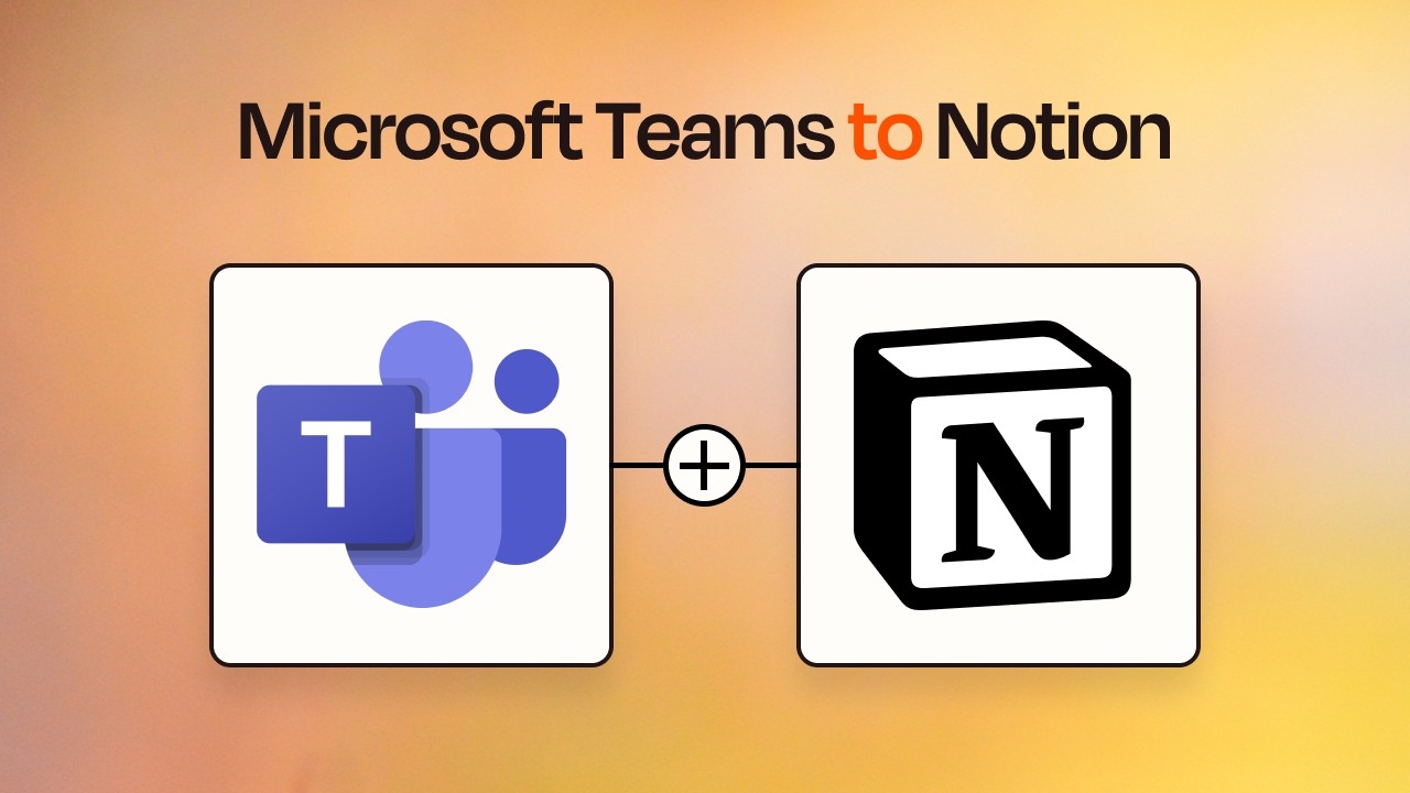 Zapier automation connecting Notion and Microsoft Teams