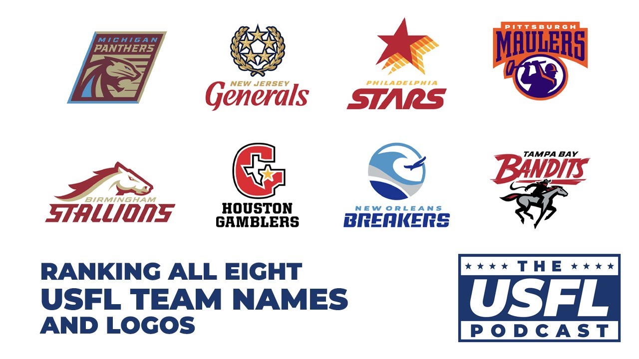 Ranking the USFL Team Names and Logos YouTube