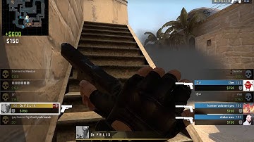 pistol ACE 1v5 mirage