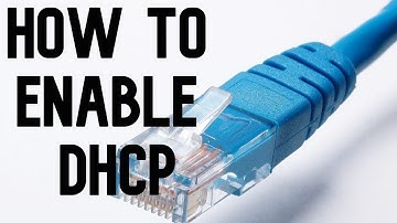How to enable DHCP(Step by Step Guide)