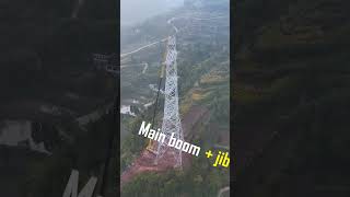 Transmission Tower | The Art of Lifting #SolidtoSucceed #XCMGproduct #crane by XCMGGroup 11,169 views 1 month ago 1 minute, 24 seconds