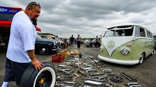 Inside the Pomona Swap Meet! Rare Parts, Classic Cars & The Best Rollouts