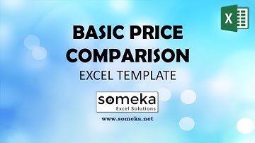 Vendor Comparison Excel Template | Spreadsheet for Vendor Comparison