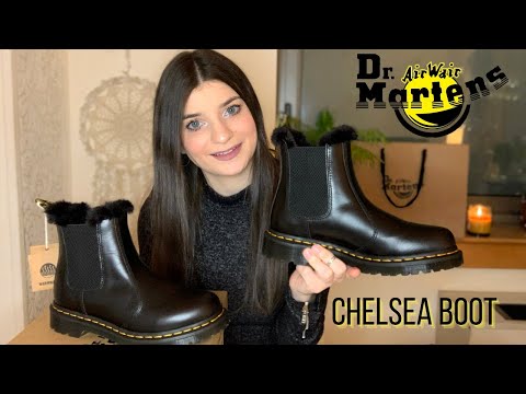 kartoffel profil Kompliment Dr. Martens Review: 2976 Leonore Faux Fur Lined Chelsea Boots - YouTube