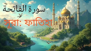001) সুরা আল-ফাতিহা | Sura Al-Fatiha | سورة الفاتحة Qari Shakir Qasmi Brandax Holidaybart of nature