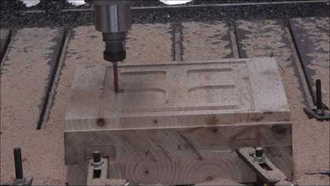 5axis CNC wood mold machine, China CNC router