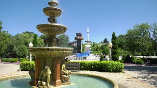 В столице Черкесске продолжается благоустройство парка культуры и отдыха «Зеленый остров»