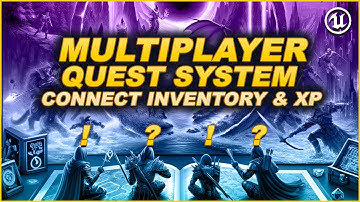 UE5 Multiplayer Quest System - Inventory & XP Integration Guide