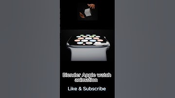 Blender Apple Watch #animation #blender #digitalart #blender3d