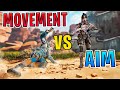 1 aim god vs 1 movement god in apex legends 100000 wraith kills