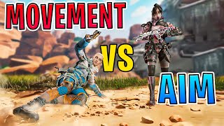 #1 Aim God vs #1 Movement God in Apex Legends (100,000+ Wraith Kills)