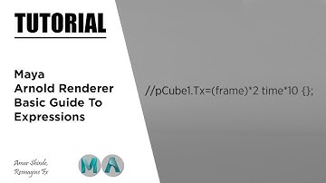 Basic Guide To Expressions | Maya And Arnold Renderer | Tutorial