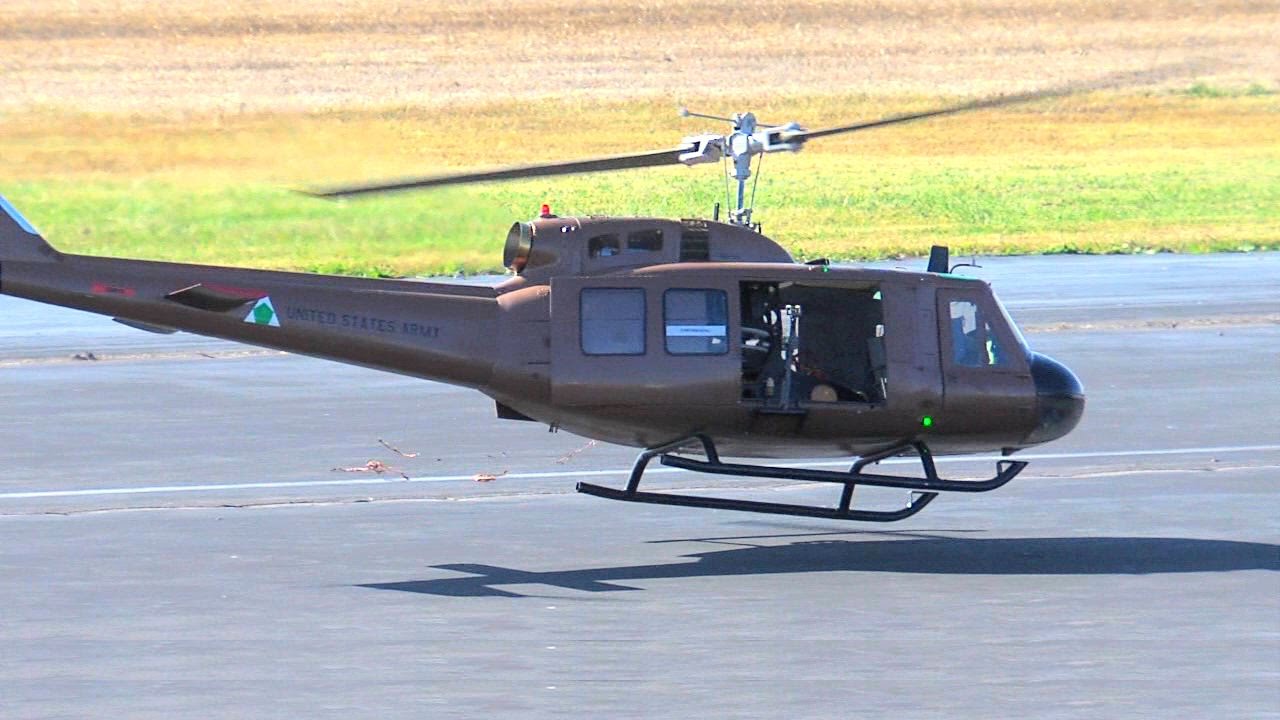 US RAN Bell UH-1 Iroquois Turbine RC Helicopter - YouTube