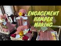 Engagement hamper making vlog ||engagement arrangements ||hamper making||nidas_world