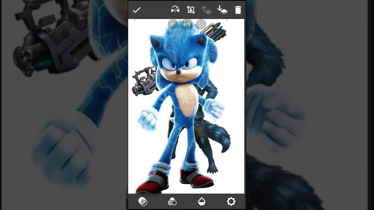Sonic + Rocket || #shorts #youtubeshorts