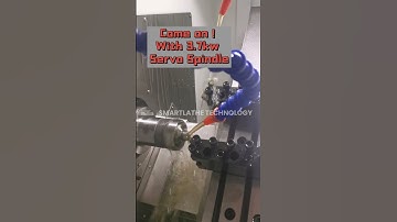 Grooving on HB170 S.S bar, easy by Smart lathe SL-X | CNC smartlathe