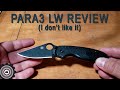 Spyderco Para 3 LW Review