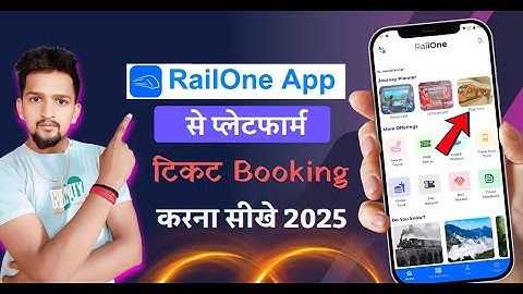 Railone App Se Platform Ticket Kaise Book Kare | Online Platform Ticket Kaise Book Kare | Rail One