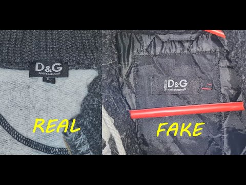 Dolce & Gabbana jacket real vs fake. How to spot fake D&G zip jacket -  YouTube