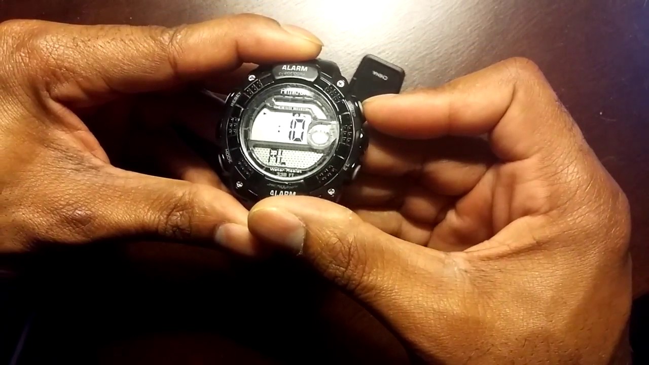 Set the timer on your Armitron Watch 40/8209 - YouTube