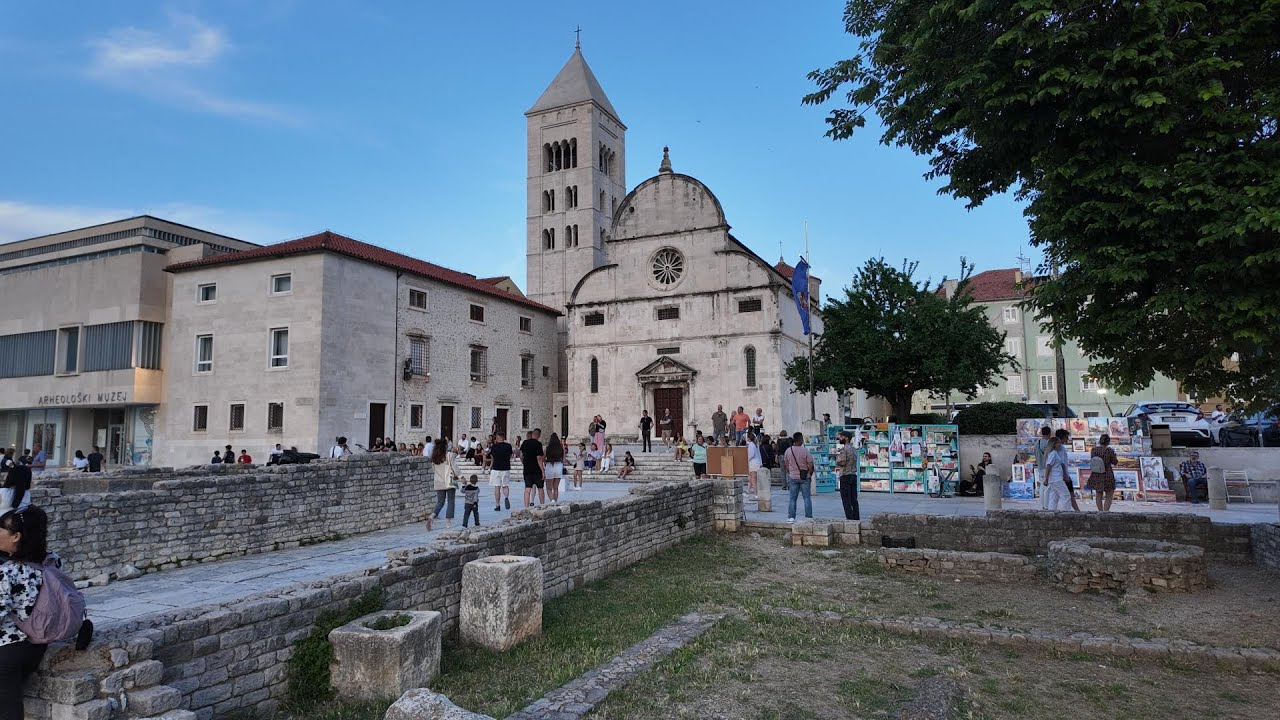 Dovolená Chorvatsko Zadar 2025 - 1 díl, procházka městem