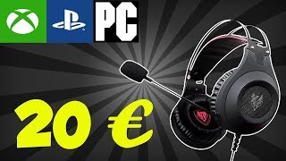 Test dun Casque GAMING a seulement 20€ pour PC / Xbox / PS4